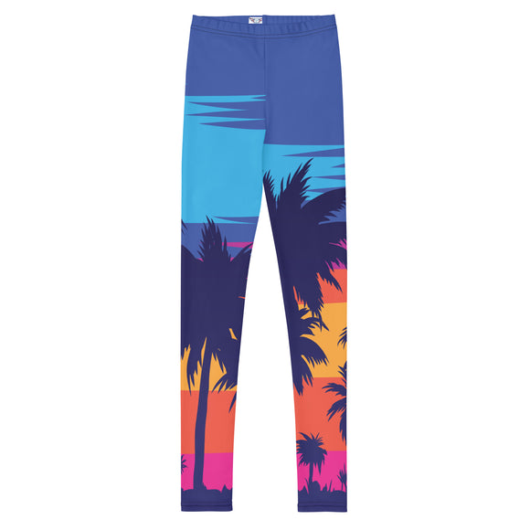 Youth Palm Trees x Sunsets Leggings