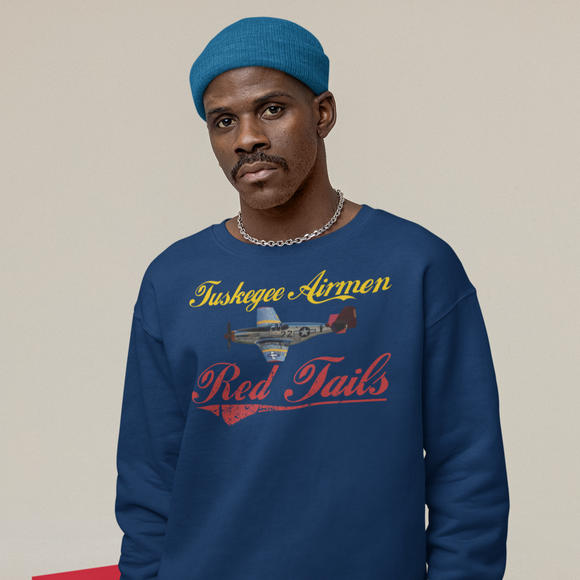 Men's Tuskegee Airmen Red Tails Organic Sweatshirt