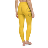 Women's Runway Girlz Yoga Leggings (Yellow/Black)