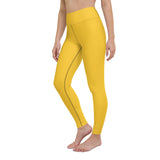 Women's Runway Girlz Yoga Leggings (Yellow/Black)