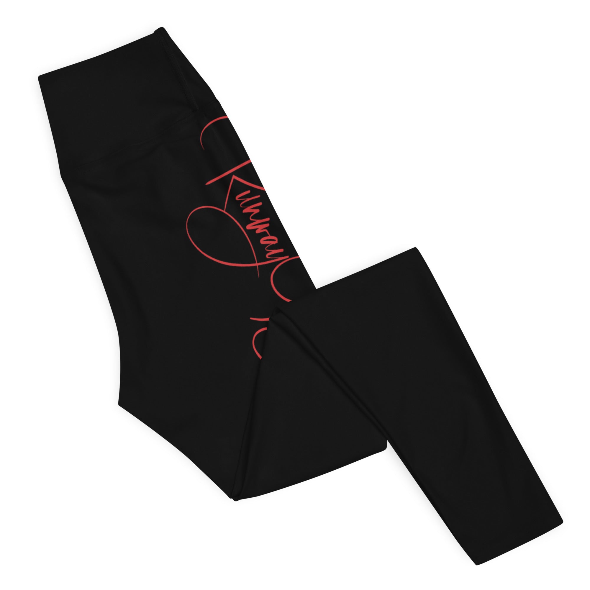 Women's Runway Girlz Yoga Leggings (Black/Red) – The Runway Boyz Apparel