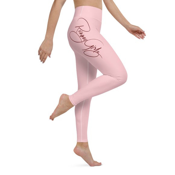 Women's Runway Girlz Yoga Leggings (Pink/Maroon) – The Runway Boyz Apparel