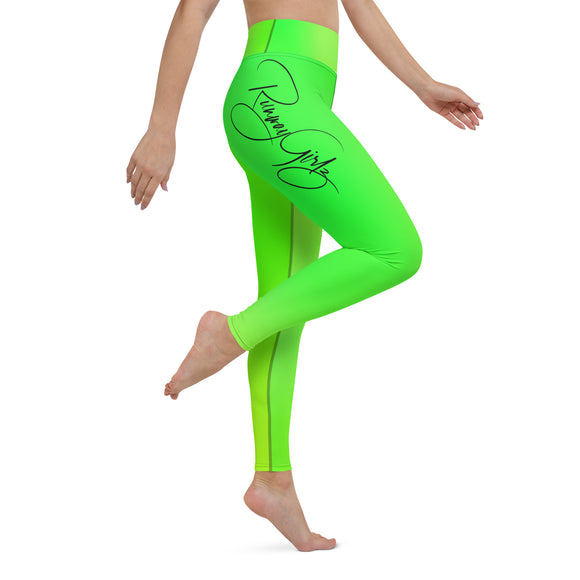 Women's Runway Girlz Yoga Leggings (Lime Green/Black) – The Runway Boyz  Apparel