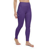 Women's Runway Girlz Yoga Leggings (Purple/Aqua)
