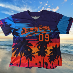 Men's Sunsets and Palm Trees Jersey