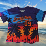 Men's Sunsets and Palm Trees Jersey