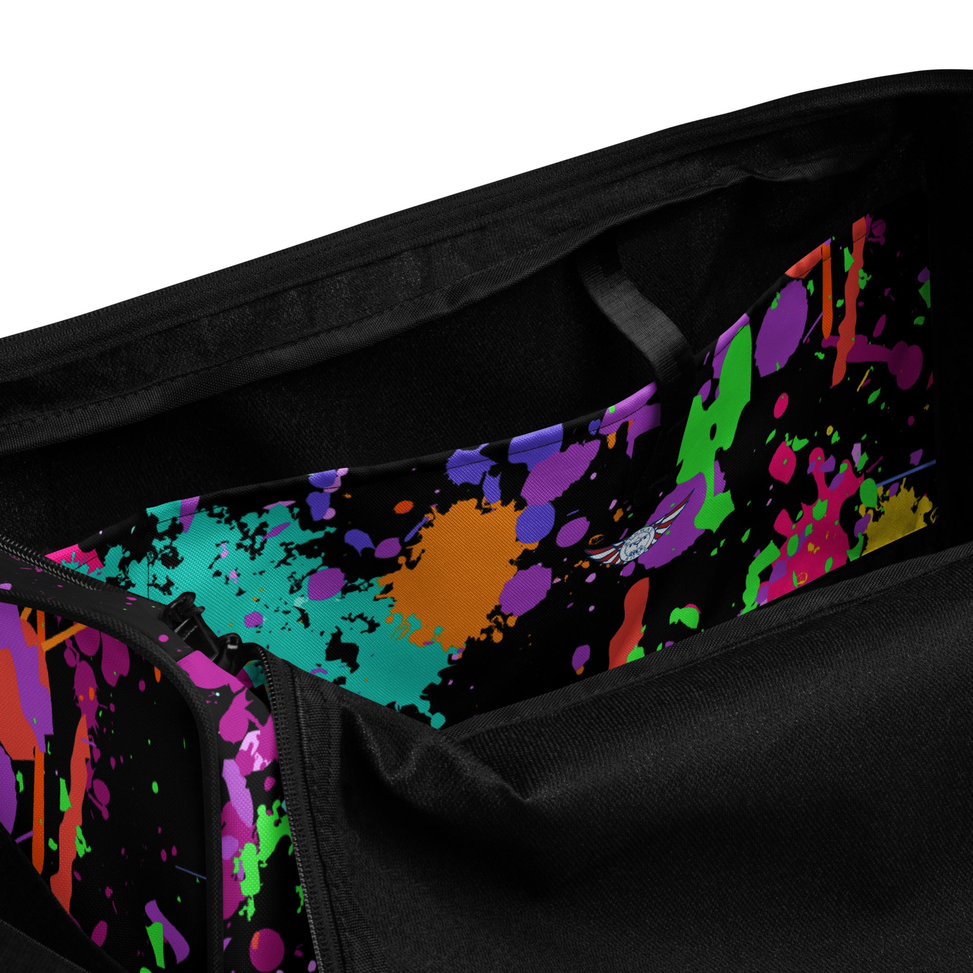 Splatter Paint Duffel Bag – The Runway Boyz Apparel