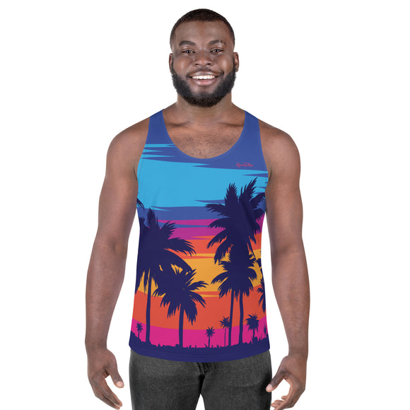 Men's Palm Trees x Sunsets Tank Top