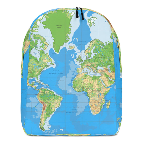 World Map Backpack