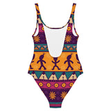 Women's Hieroglyphics One-Piece Swimsuit