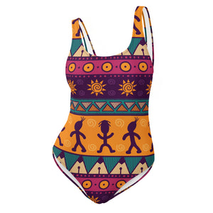 Women's Hieroglyphics One-Piece Swimsuit