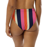 Women's Multi-Color Striped Bikini Bottom