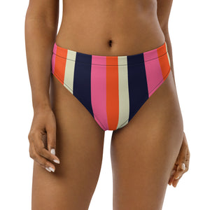 Women\'s Multi-Color Striped Bikini Bottom – The Runway Boyz Apparel