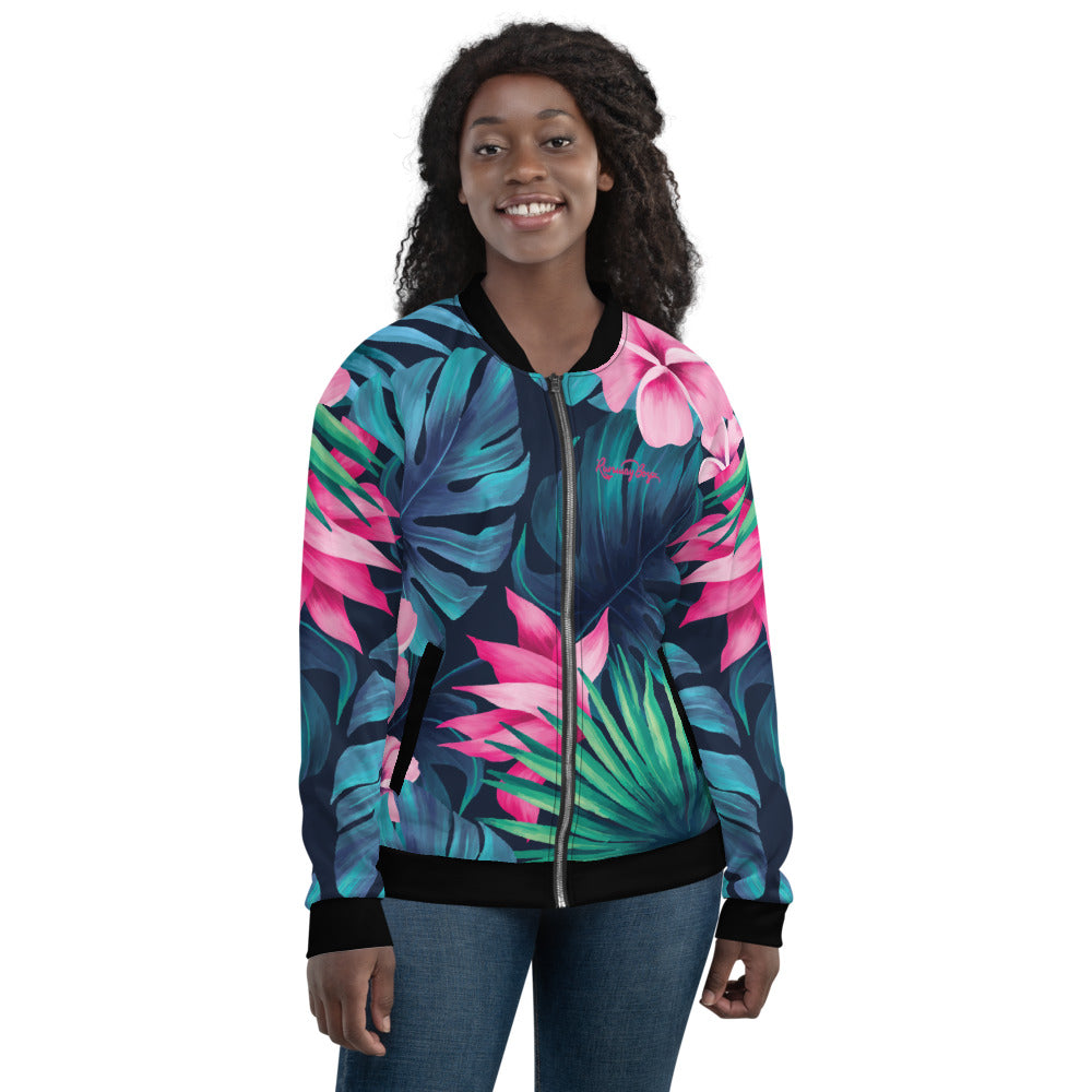  Buybai Floral Print Jackets Colorful Casual Athletic