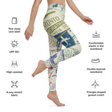 Women's Passport Stamps Yoga Leggings