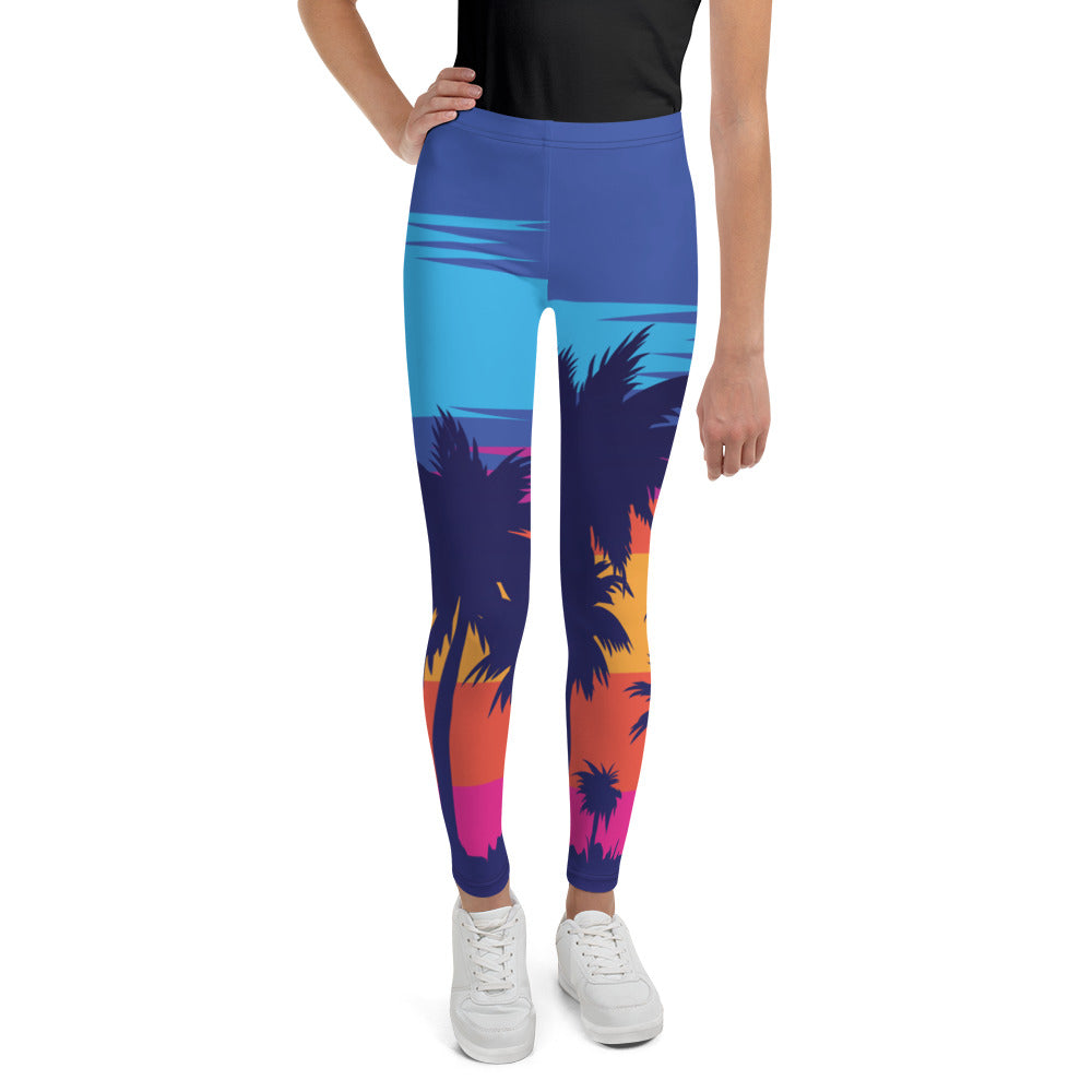 Youth Palm Trees x Sunsets Leggings – The Runway Boyz Apparel