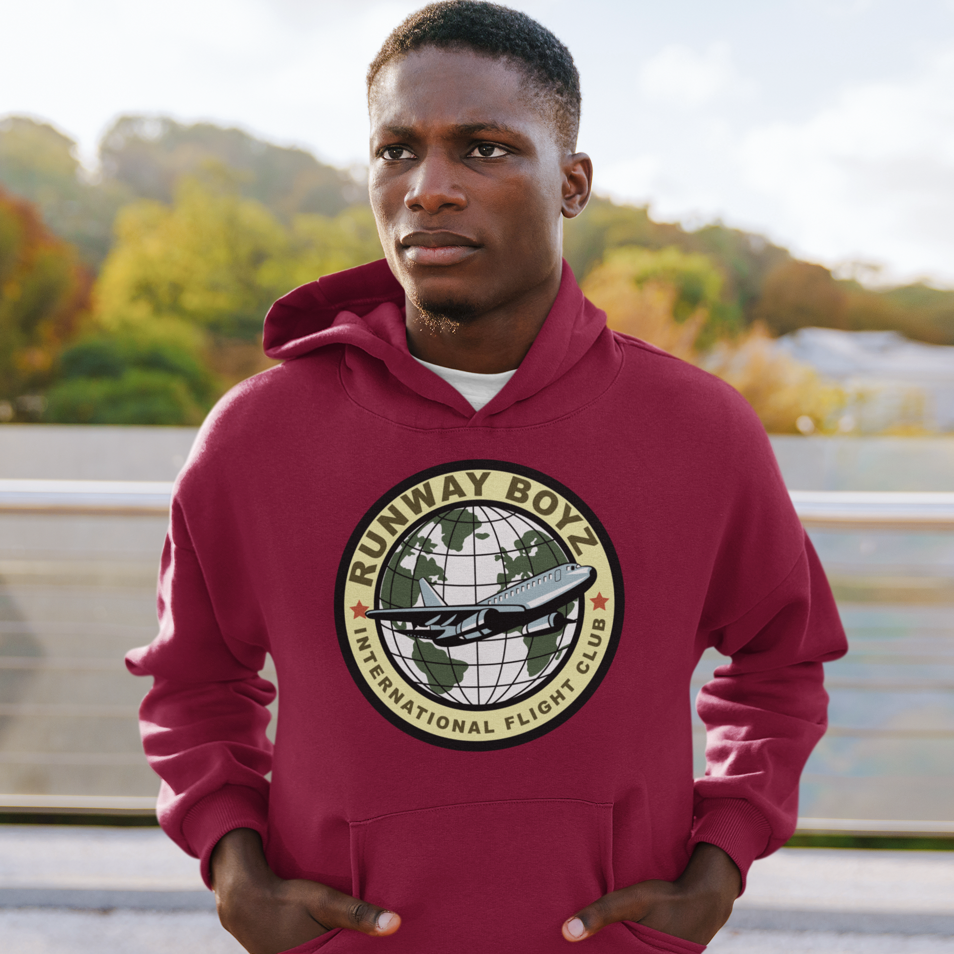 Men s Global Hoodie The Runway Boyz Apparel