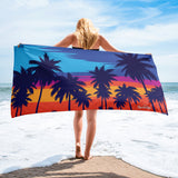 Palm Trees x Sunsets Towel