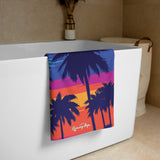 Palm Trees x Sunsets Towel